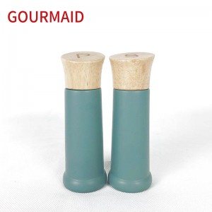 colored rubber wood pepper mill