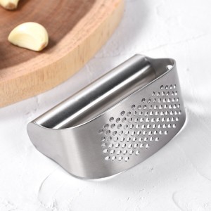 Stainless Steel Garlic Press with Bottle Opener