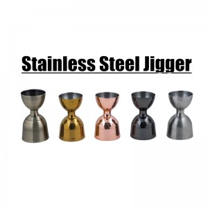 Stainless Simbi Bar maturusi Double Jigger