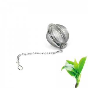 Ball Tea Mesh аз пӯлоди зангногир бо занҷир