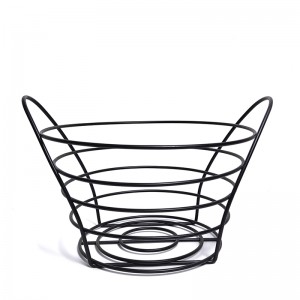 Metal Wire Fruit Basket with Handle