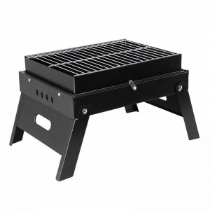 Camping-Picknick-klappbarer tragbarer Holzkohlegrill