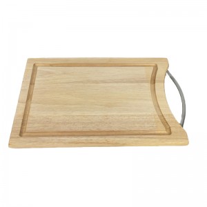 Rubber Wood Cutting Board And Handle