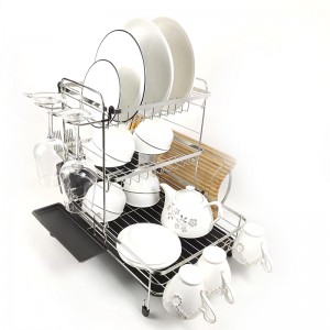 Stainless Steel 3 Tier Dish Drying Rack