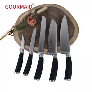 5pcs Kitchen igwe anaghị agba nchara Knife Set