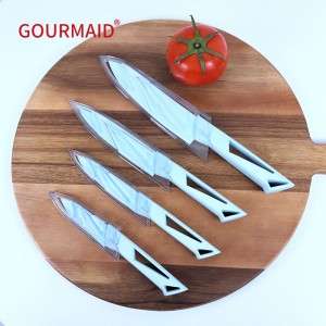 Blade Blu Ċeramika Sikkina 4PCS Set Bil Qoxra