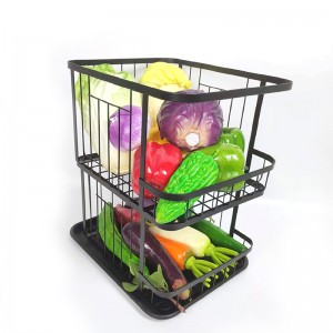 Metal Wire Stackable Storage Basket