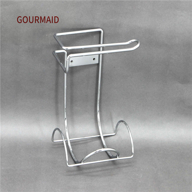 Good quality Chrome Hair Dryer Holder With Suction Cup - Metal Hanging Toilet Roll Caddy – Light Houseware