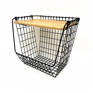 Open Front Utility Nesting Wire Basket